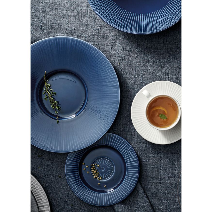 Utopia | Tableware | Willow Azure Gourmet Deep Rim Bowl 28.5cm (11 1/4") | Bespoke77
