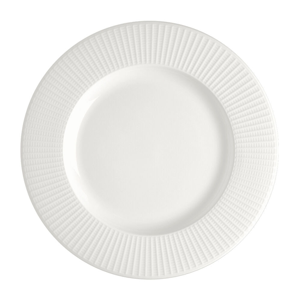 Utopia | Tableware | Willow Mid Rim Plate 27cm (10 5/8") | Bespoke77