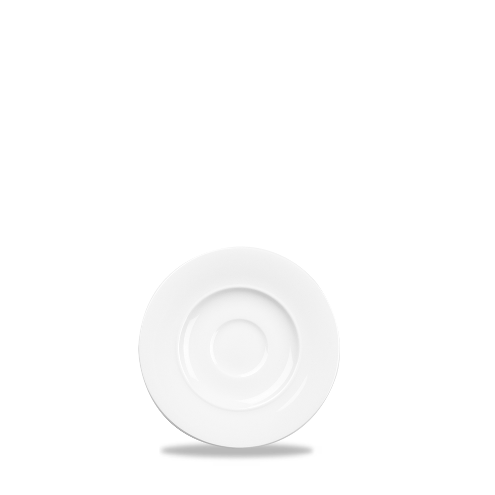 Alchemy Ambience White Standard Rim Saucer 6 1/2"