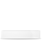 Alchemy Balance White Rectangular Buffet Tray 18"