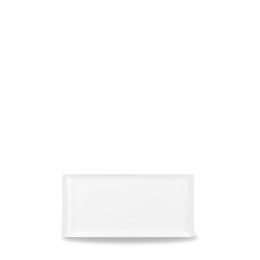 Alchemy Balance White Rectangular Buffet Tray 12"