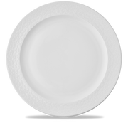 Alchemy Abstract White Service Plate 13"