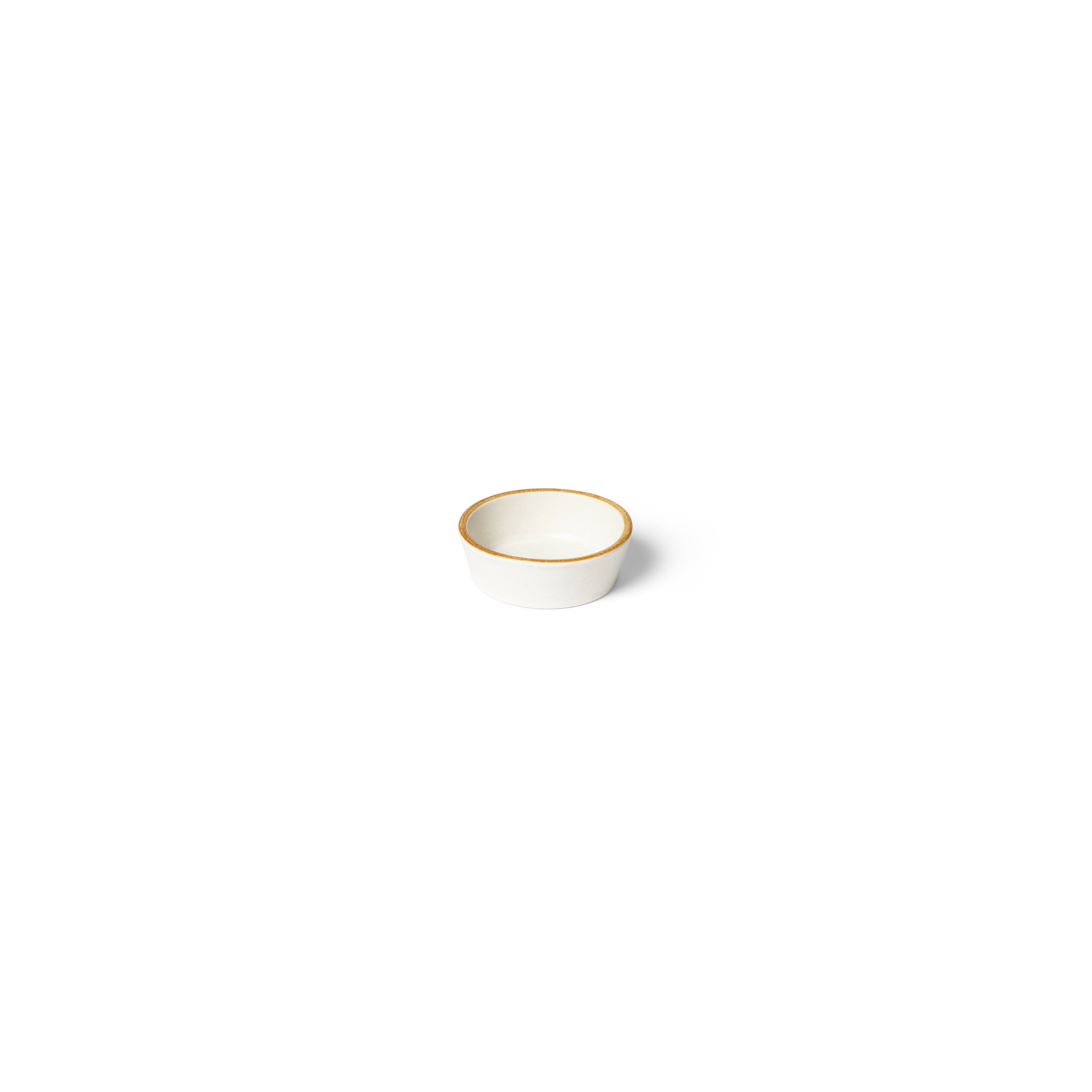 Matte White With Rye Edge 7cm Ramekin