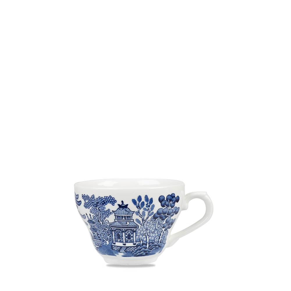 Vintage Prints Blue Willow Georgian Tea Cup 7oz
