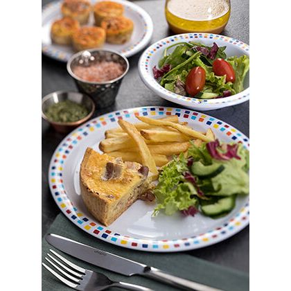 Spanish Steps Fruit Bowl R. 6" (15cm)
