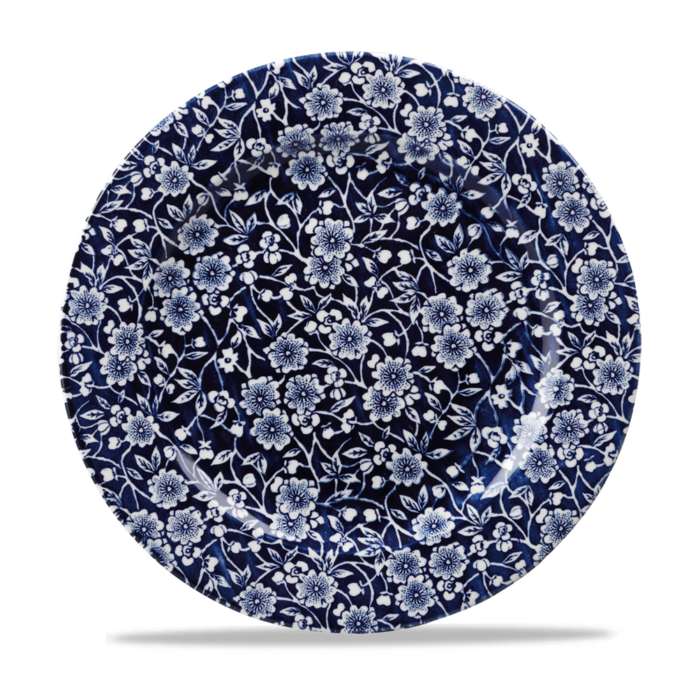 Vintage Prints Victorian Calico Willow Profile Plate 10.875"