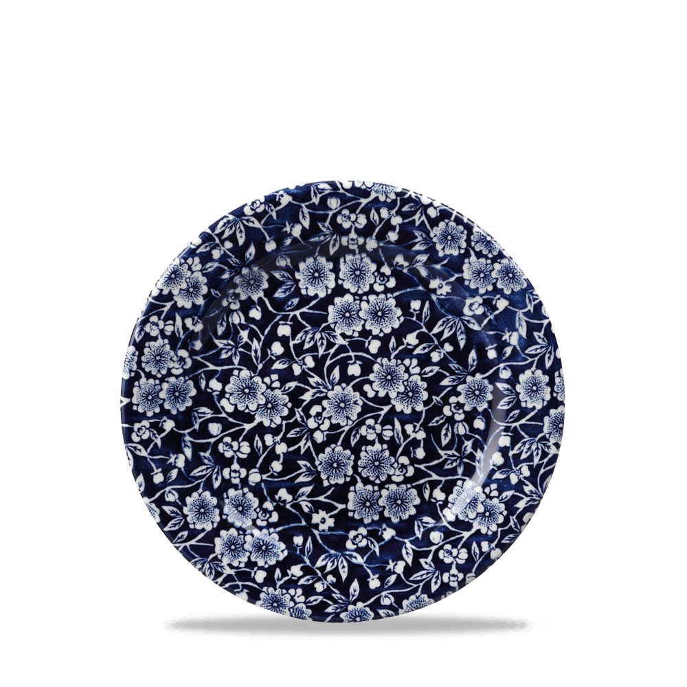 Vintage Prints Victorian Calico Willow Profile Plate 6.5"