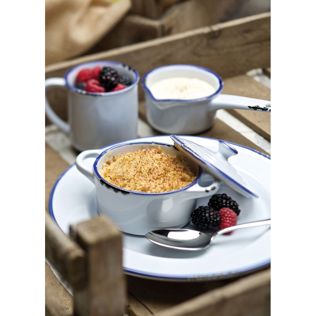 Avebury Blue Milk Pan 3.75" (9.5cm) 6.75oz (19cl)
