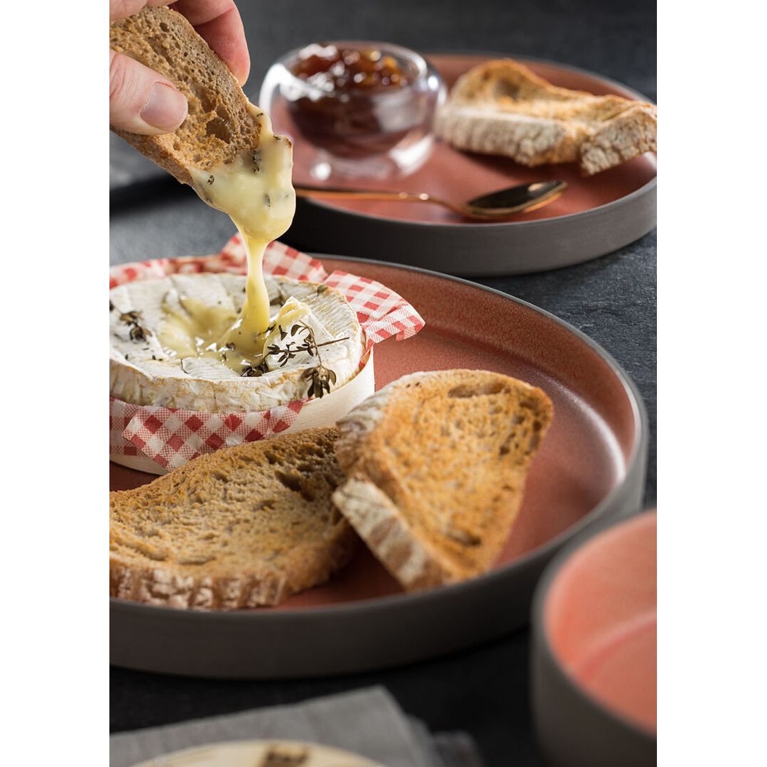 Coral Walled Plate 7" (18.5cm)