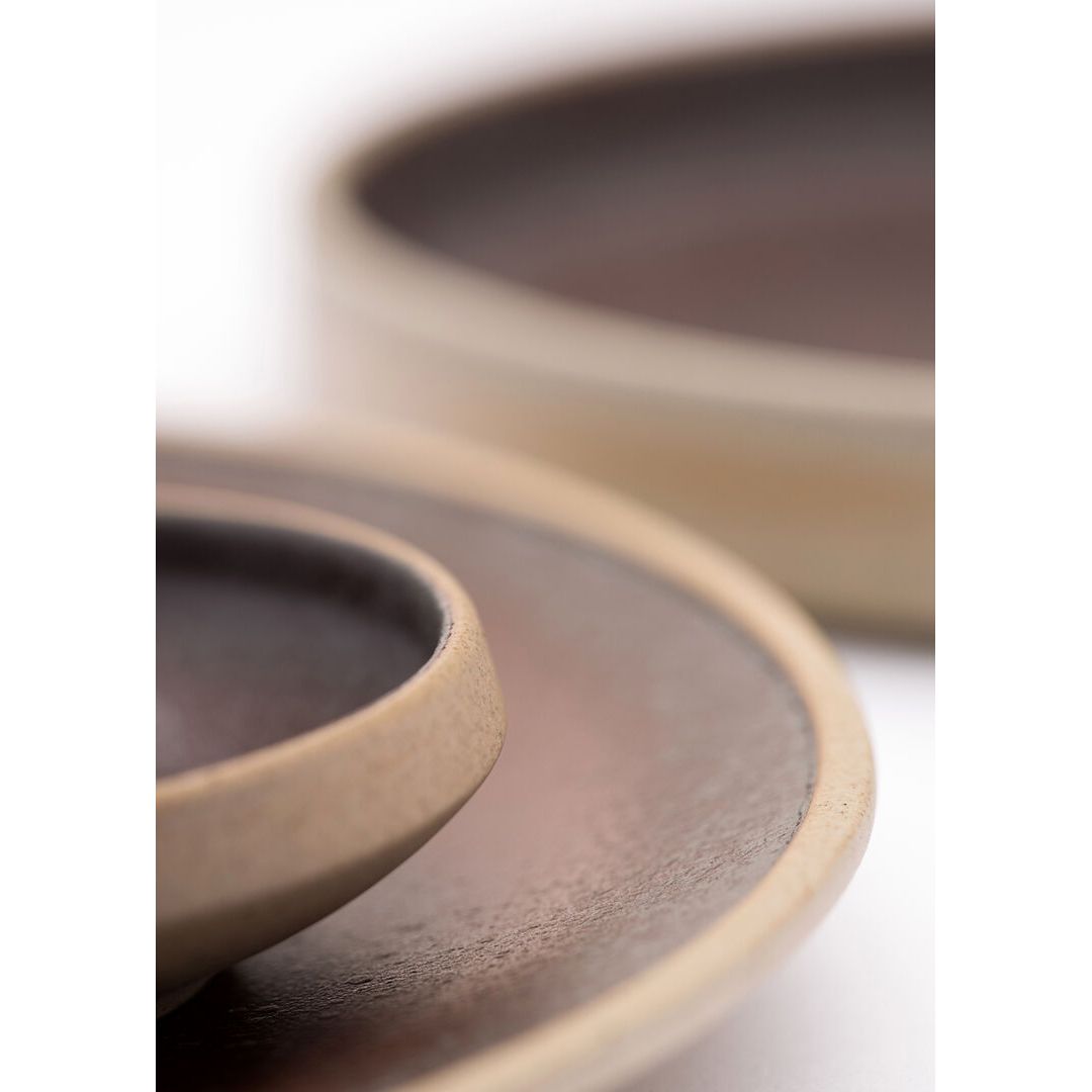 Truffle Walled Plate 7" (18.5cm)