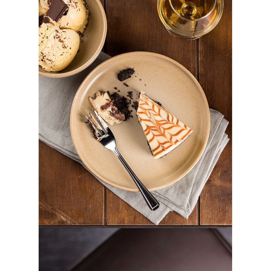 Pico Taupe Coupe Plate 8.5" (22cm)
