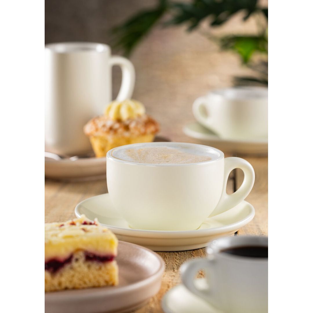 Barista Matt White Saucer 6" (15.5cm)