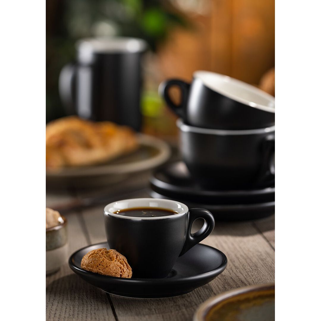 Barista Cappuccino Matt Black Cup 7oz (20cl)