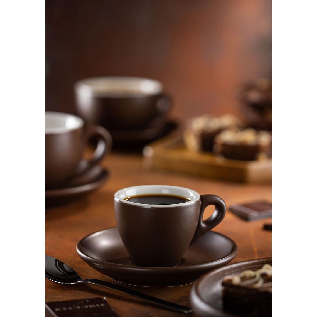 Barista Espresso Matt Brown Cup 2.75oz (8cl)