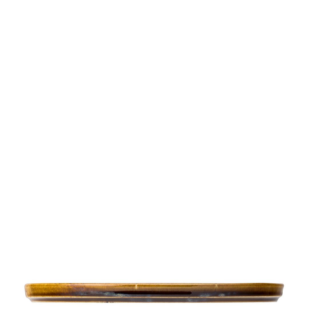 Murra Toffee Walled Plate 10.5" (27cm)