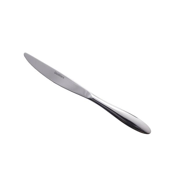 GenWare Salerno Dessert Knife – 18/10 Stainless Steel (Dozen)