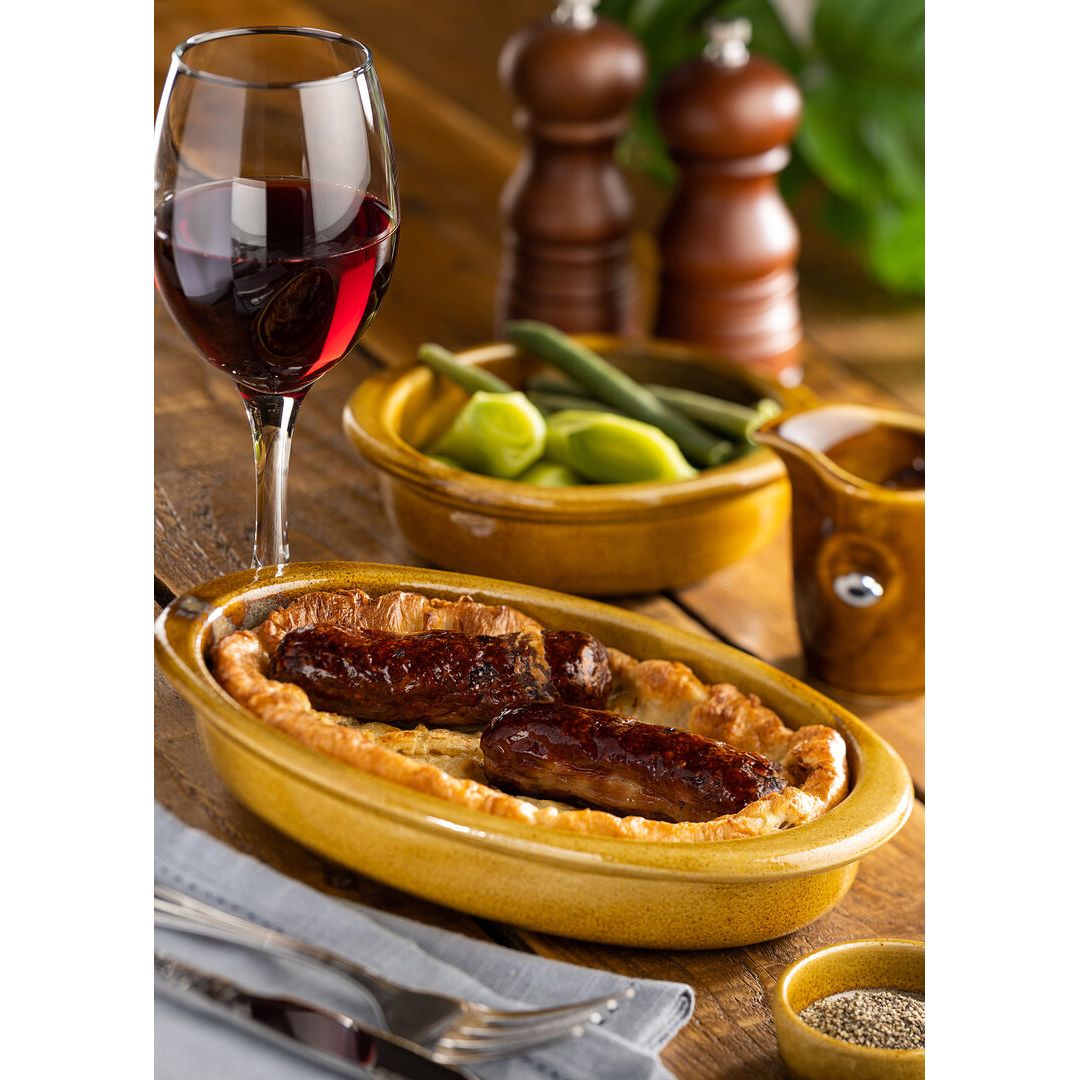 Murra Toffee Round Eared Dish 7" (18cm)