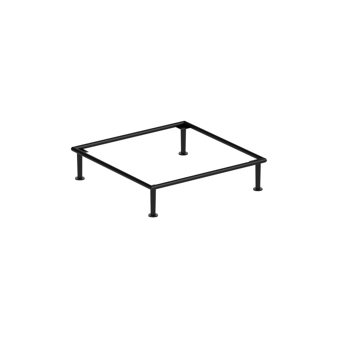 Fusion Black Square Riser 35.5 x 7.6cm (14 x 3")