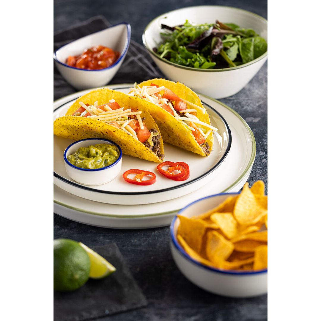 Homestead Black Walled Plate 10.5" (27cm)