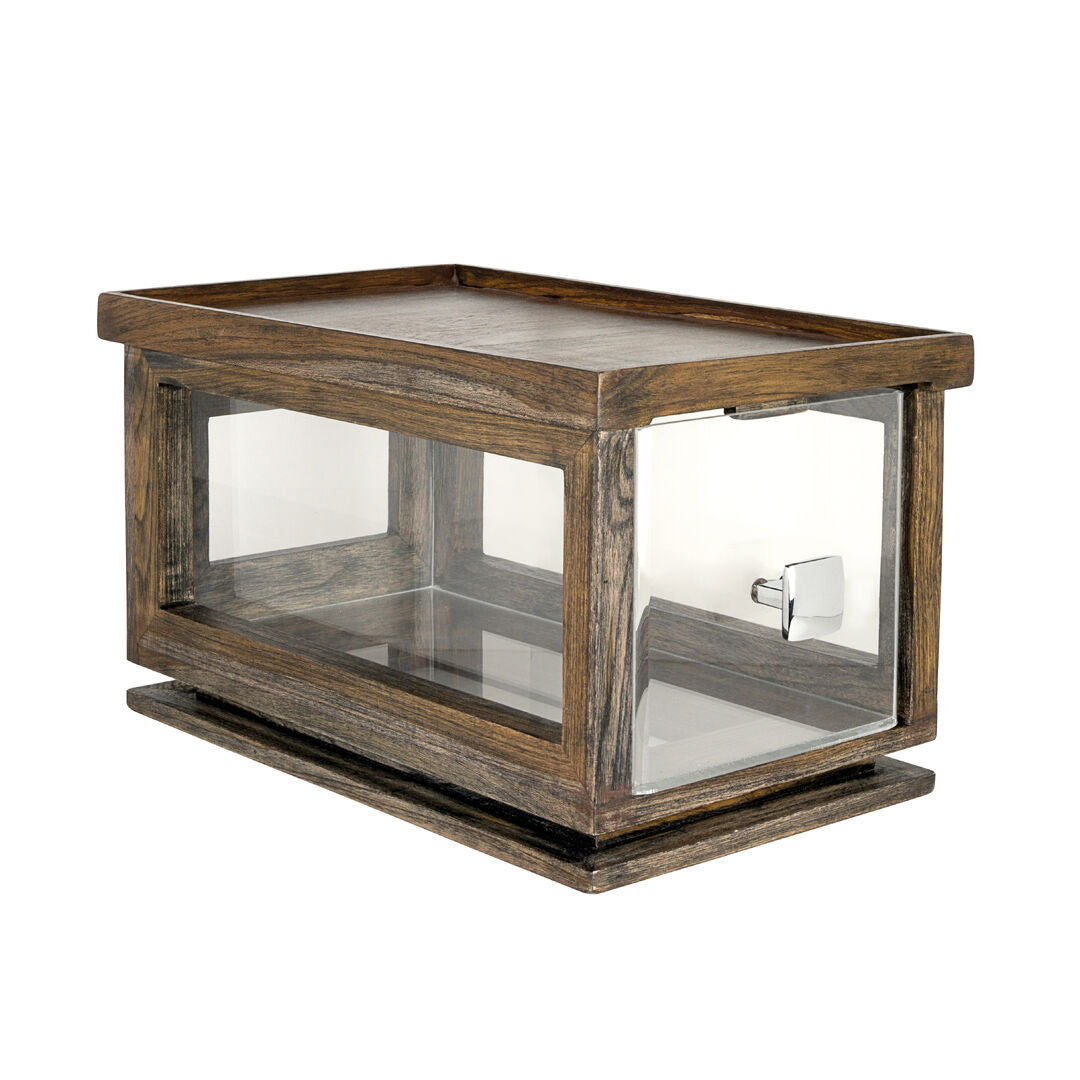 Fusion Ash Grey Bakery Box With Acrylic Drawer 36.2 x 21.6 x 20.3cm (14 1/4 x 8 1/2 x 8")