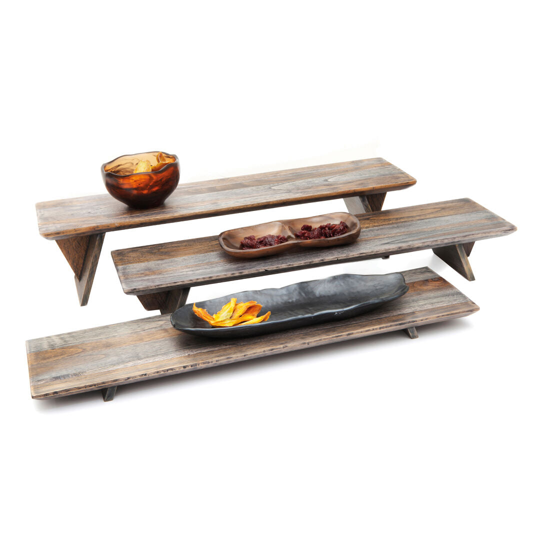 Fusion Grey Ash 3 Piece Riser Set 58.4cm (23")