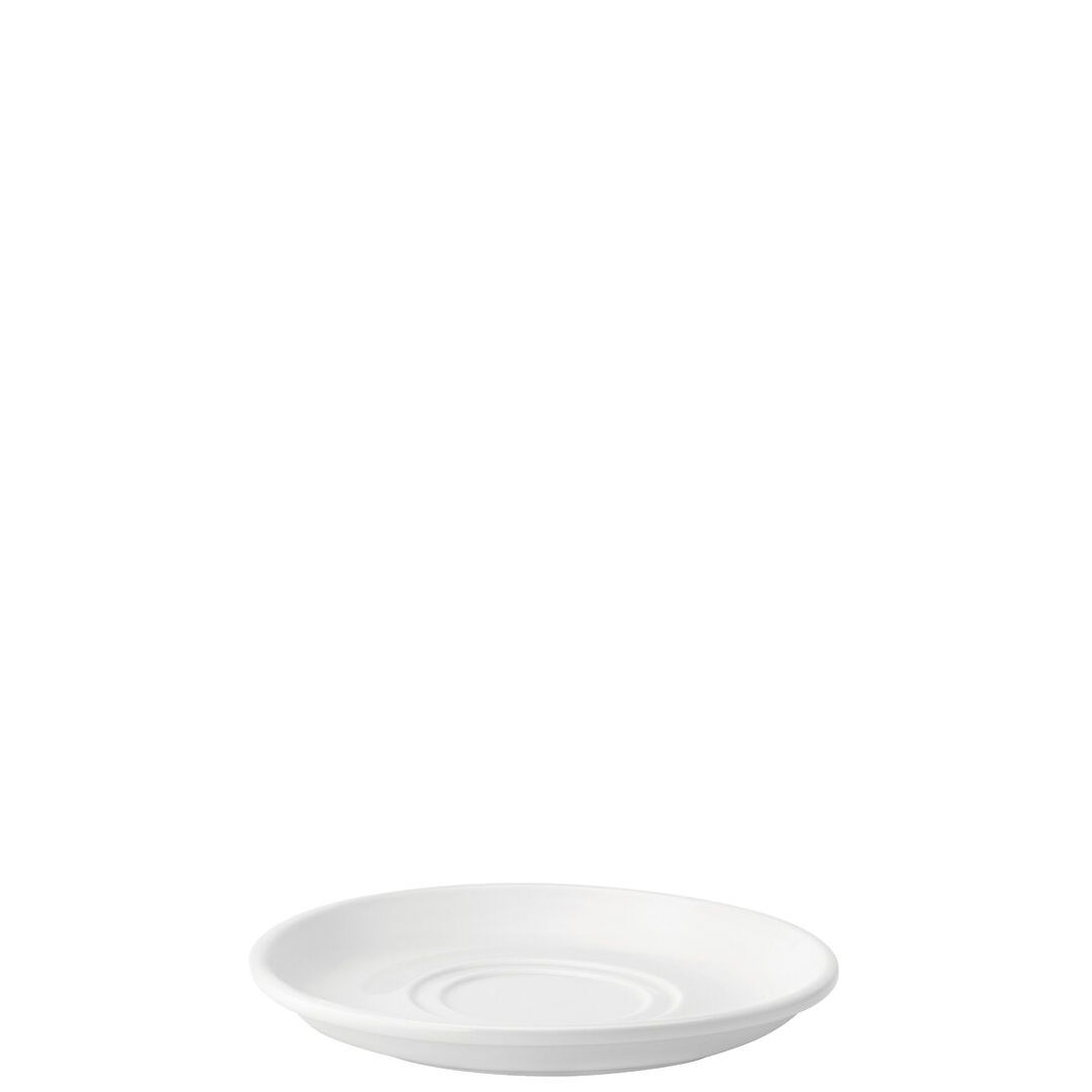 Pure White Double Well Saucer 7" (17.5cm)