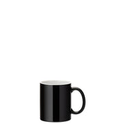 Pure White Straight-Sided Mug 12oz (34cl) - Black