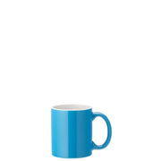 Pure White Straight-Sided Mug 12oz (34cl) - Blue