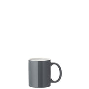 Pure White Straight-Sided Mug 12oz (34cl) - Grey