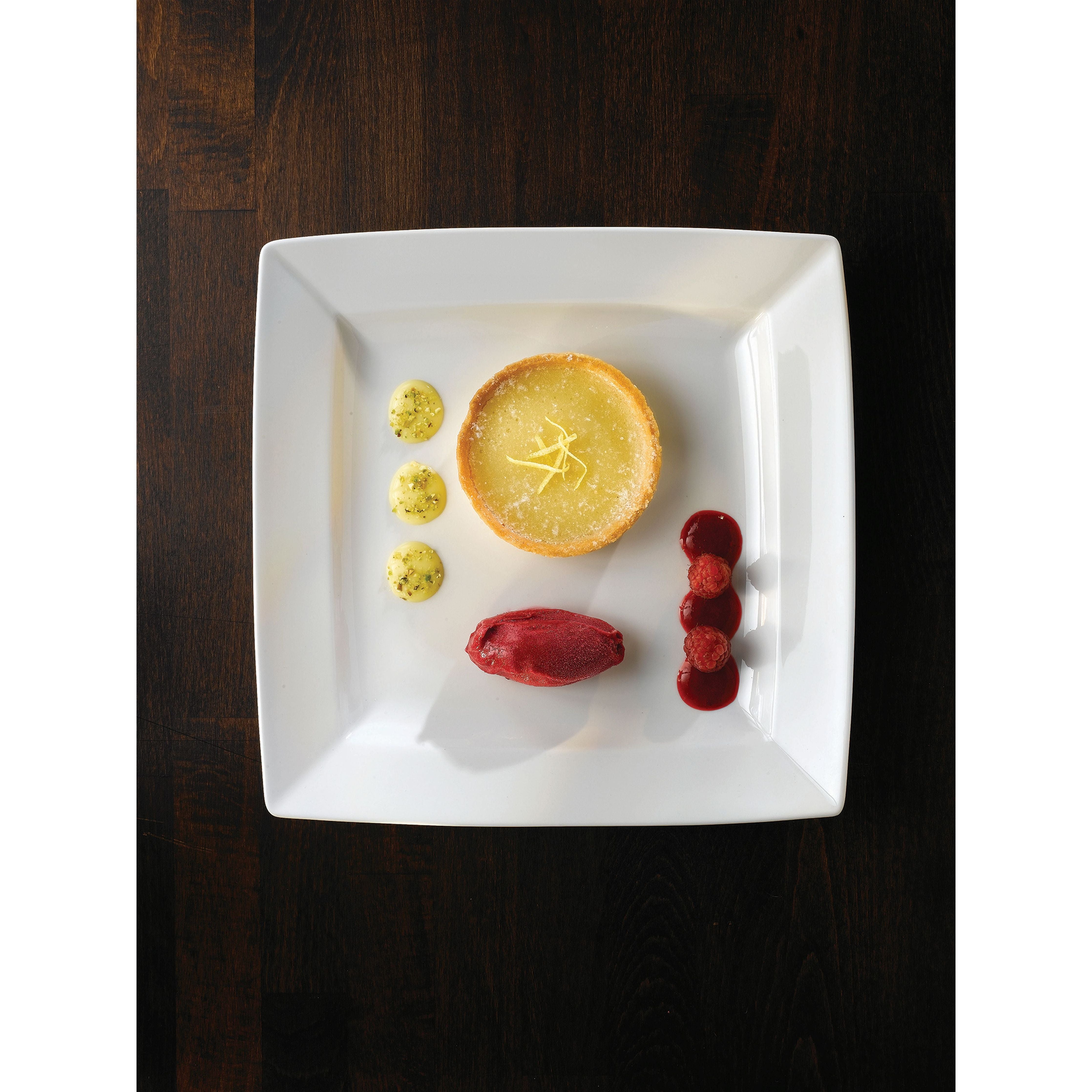 Alchemy Energy White Square Plate 7"