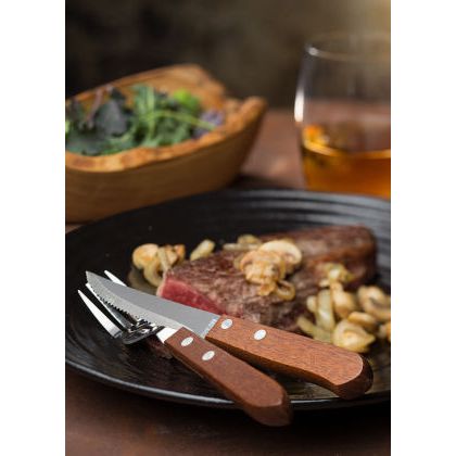 Wooden Handle Steak Knife