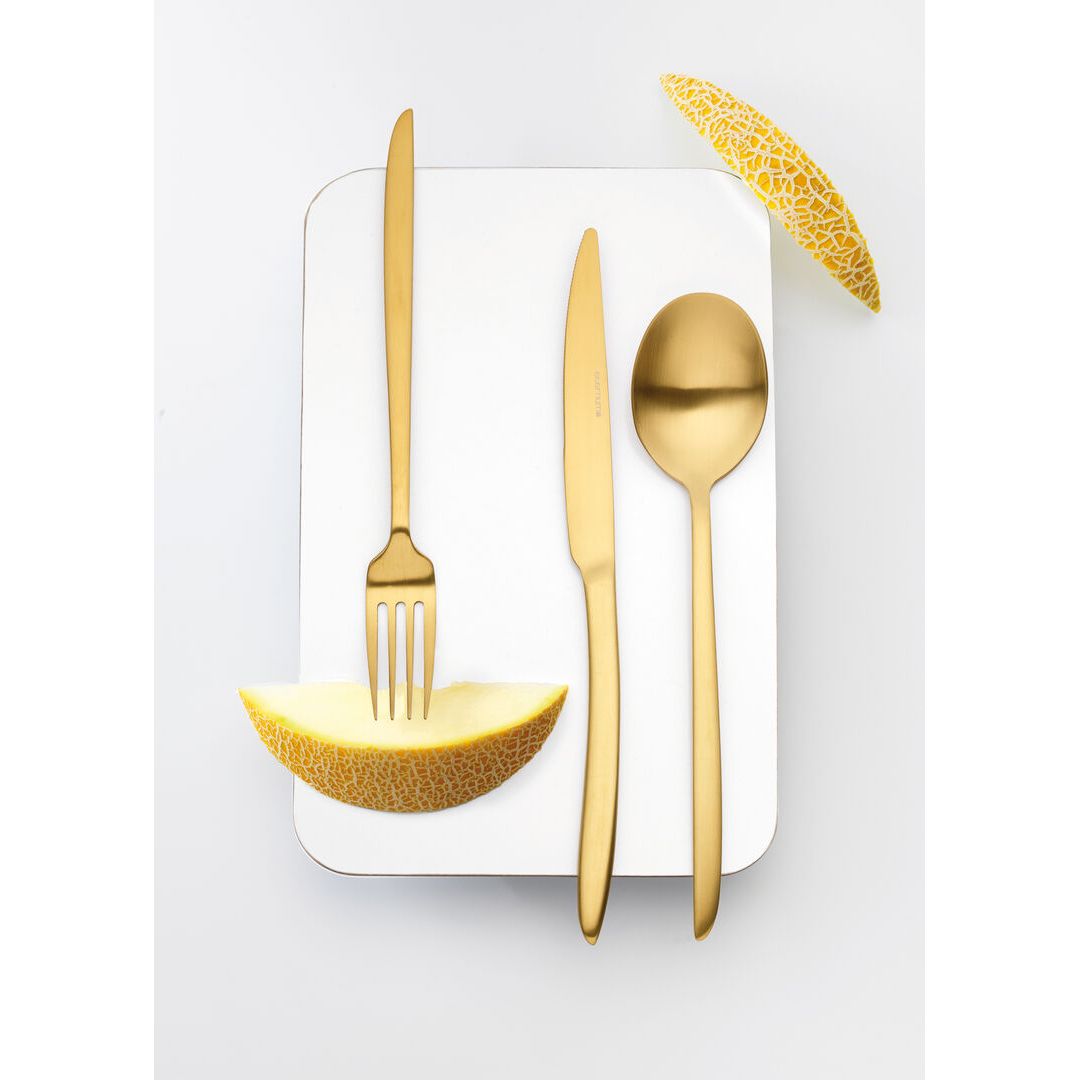 Orca Matt Gold Tea Spoon
