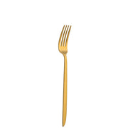 Orca Matt Gold Dessert Fork