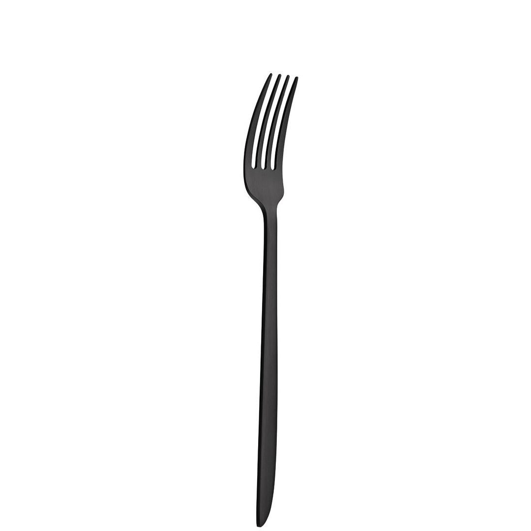 Orca Matt Black Table Fork
