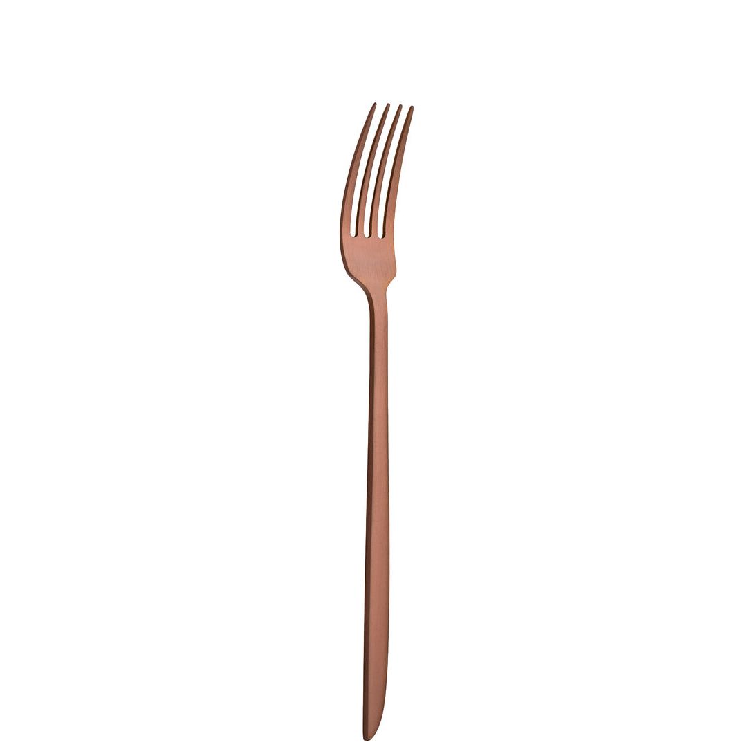 Orca Matt Copper Table Fork