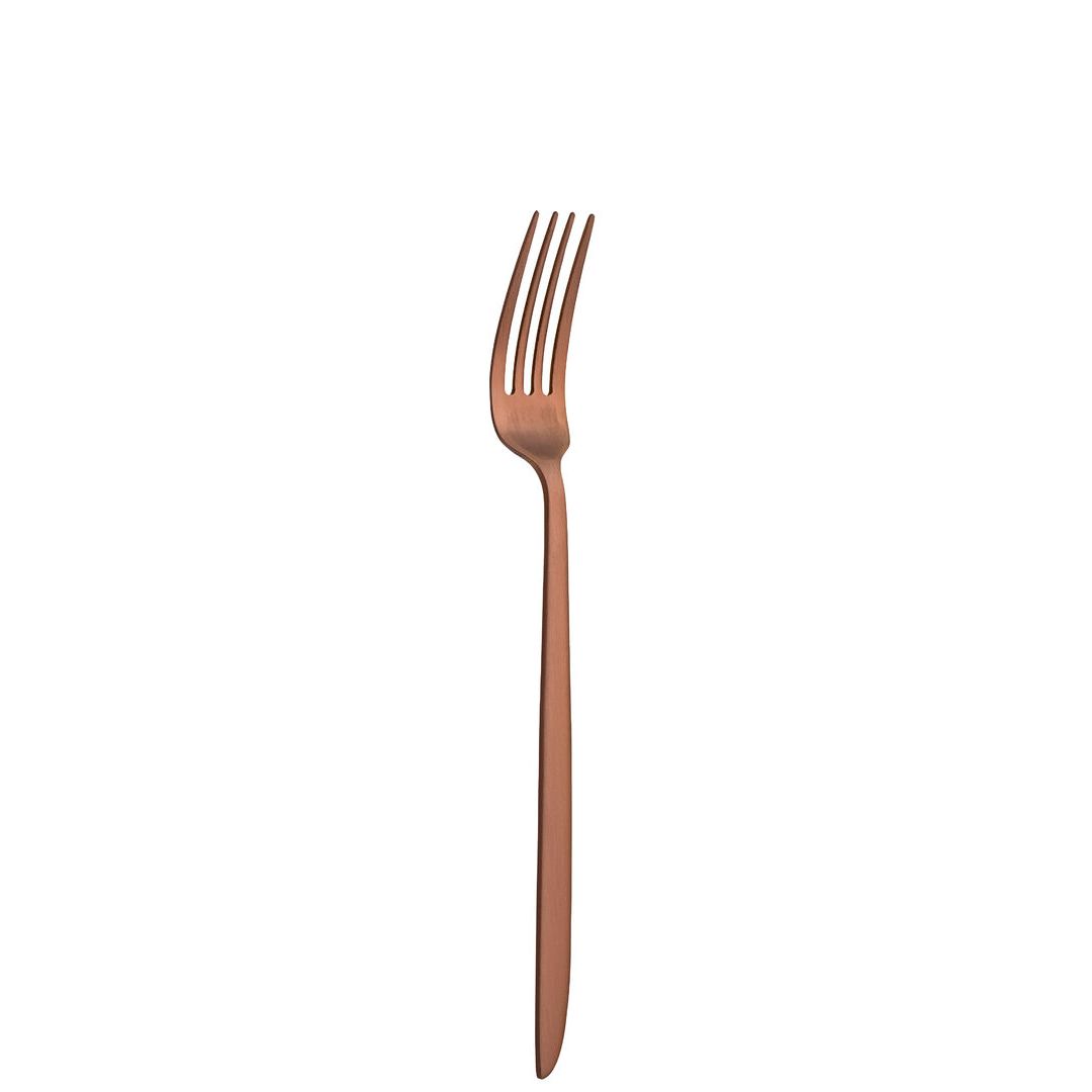 Orca Matt Copper Dessert Fork