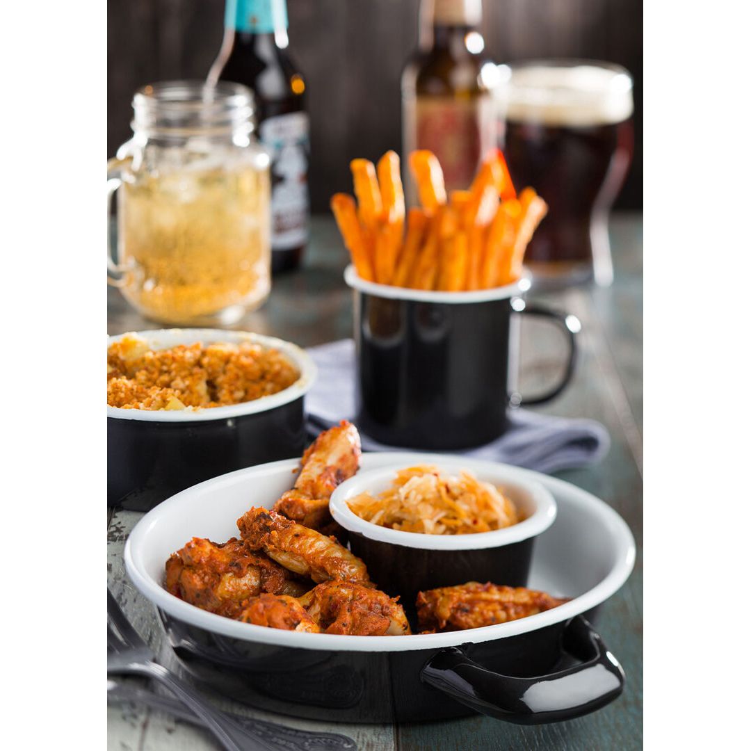 Eagle Enamel Black Baking Tray 11" (28cm)