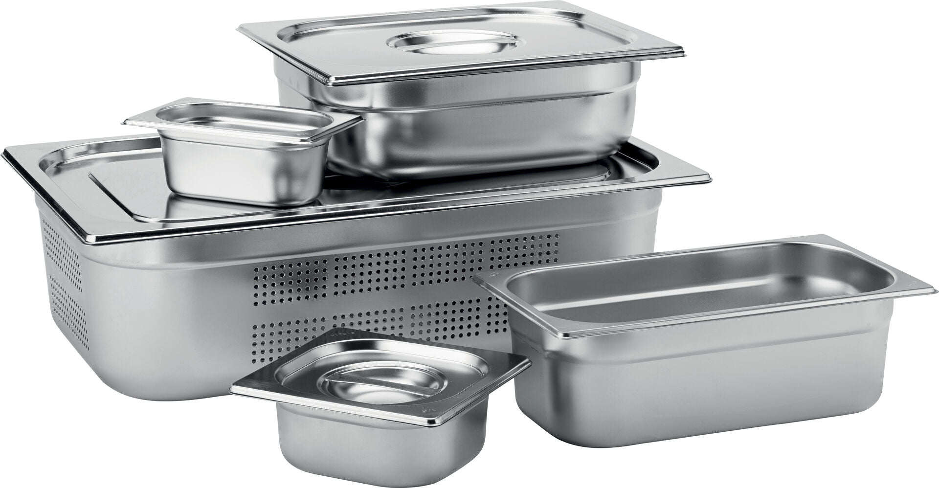 Stainless Steel GN 1/9 Handled Lid