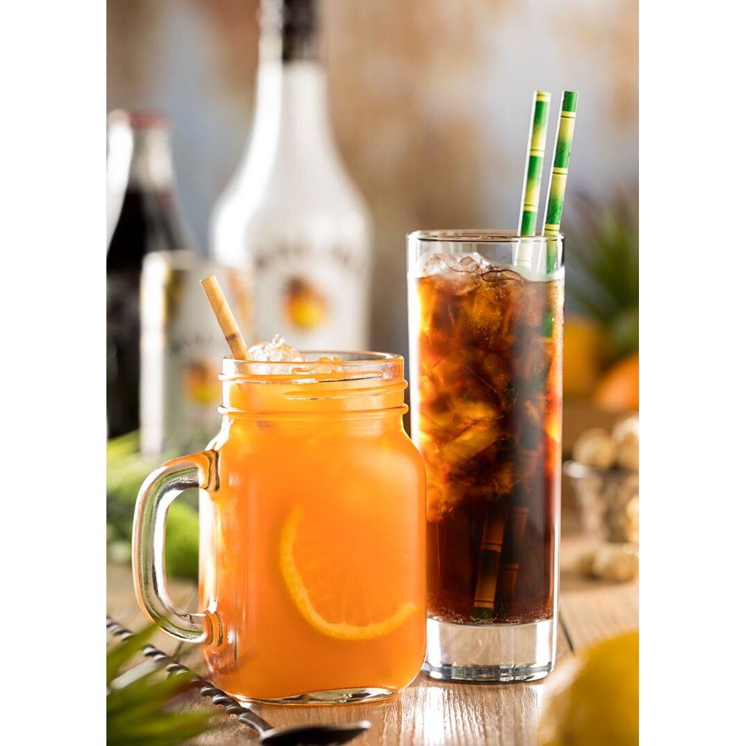 Paper Bamboo Straw 8" (20cm)