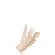 Birch Wood Cutlery Set (Box of 250 sets)