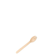 Birch Wood Spork 6" (15.5cm)