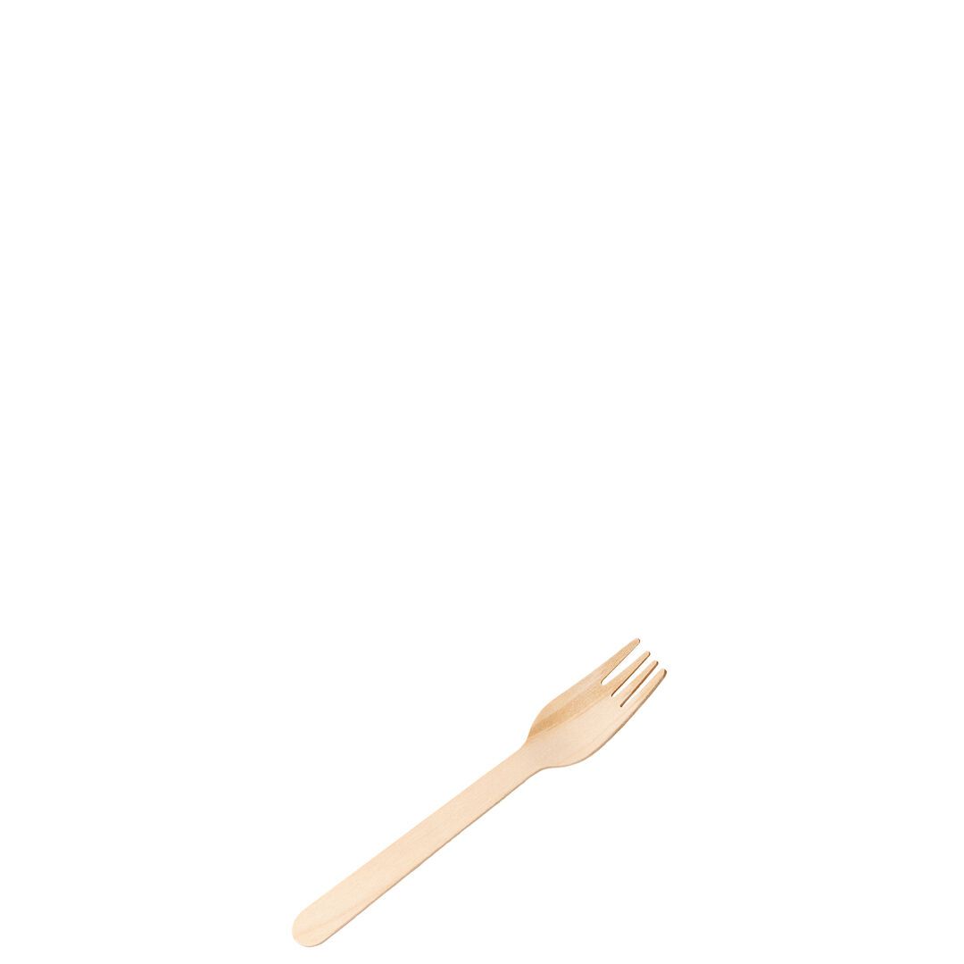 Economy Birch Wood Fork 6.25" (16cm)