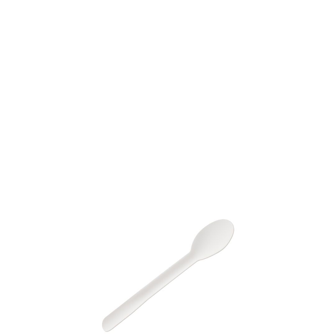 Compostable Paper Spoon 6.25" (15.8cm) - Box of 50