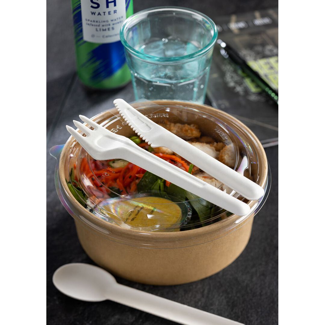 Natural Sugarcane Spoon 5.75" (14.5cm) -Box of 100