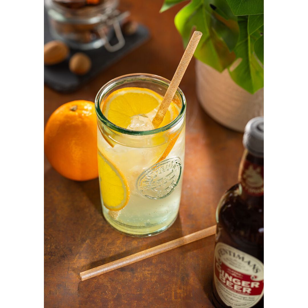 Agave Natural Sip Straw 5" (13cm) 2.5mm Bore