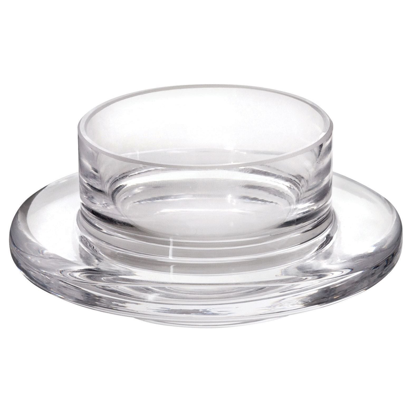 Glass Base for Butter Dish 3.5" (9cm) 1oz (3cl)