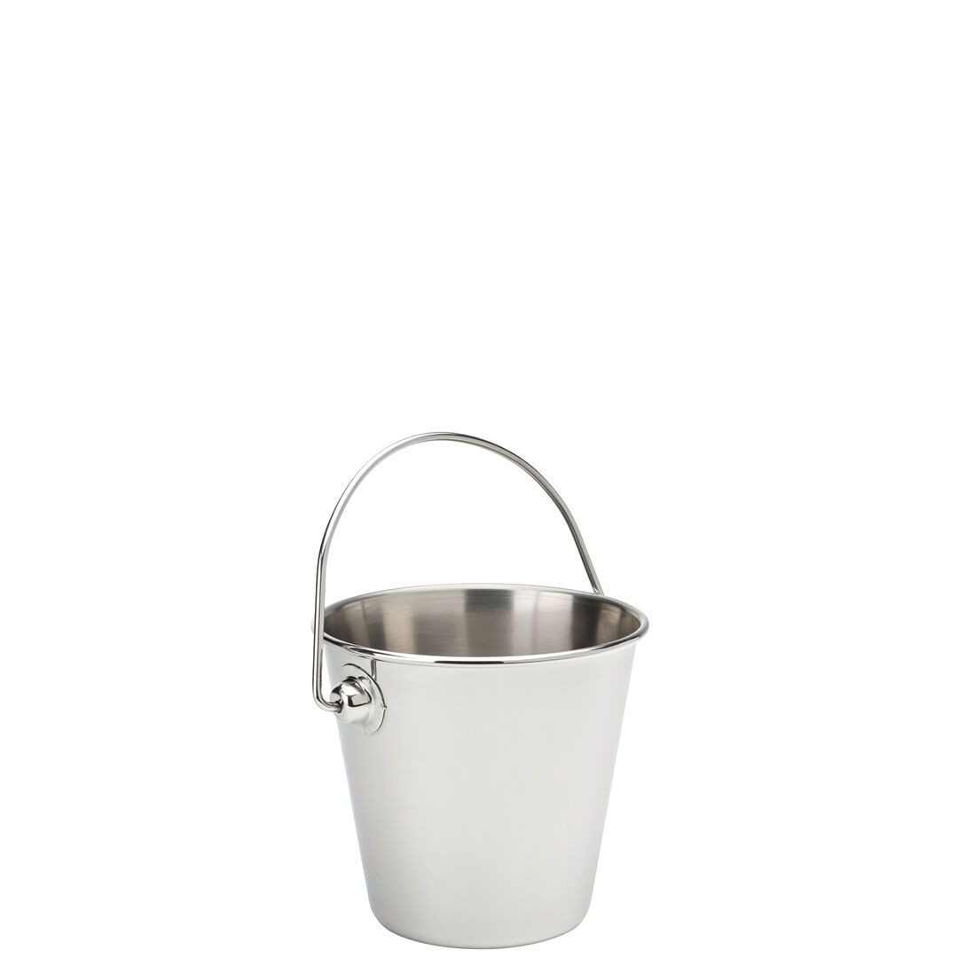 Mini Stainless Steel Pail 3.5" (9cm) 11oz (32cl)