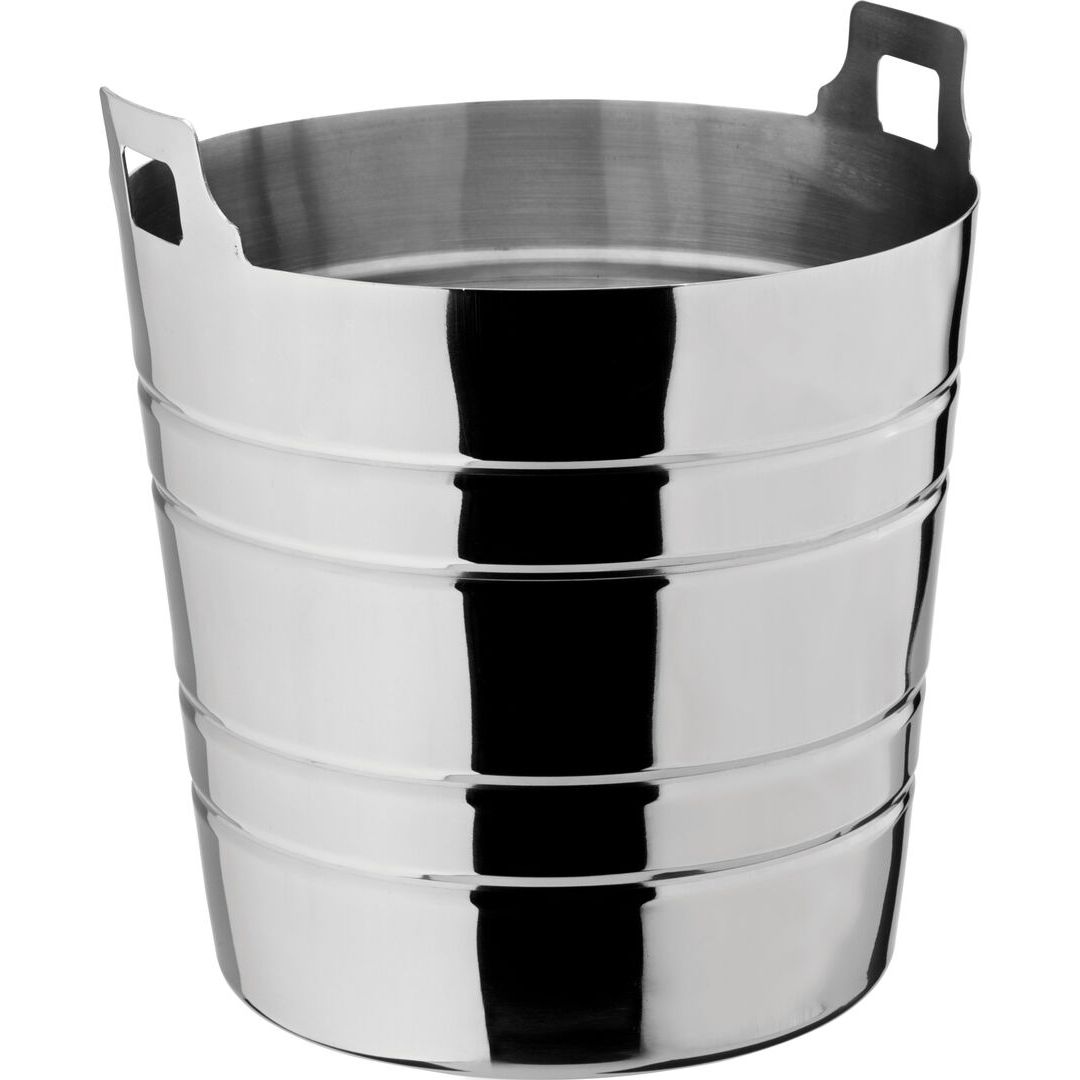 Ribbed Wine Bucket 8" (20cm) H: 7.5" (19cm)