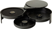 Black 3 Tier Glass Rimmer