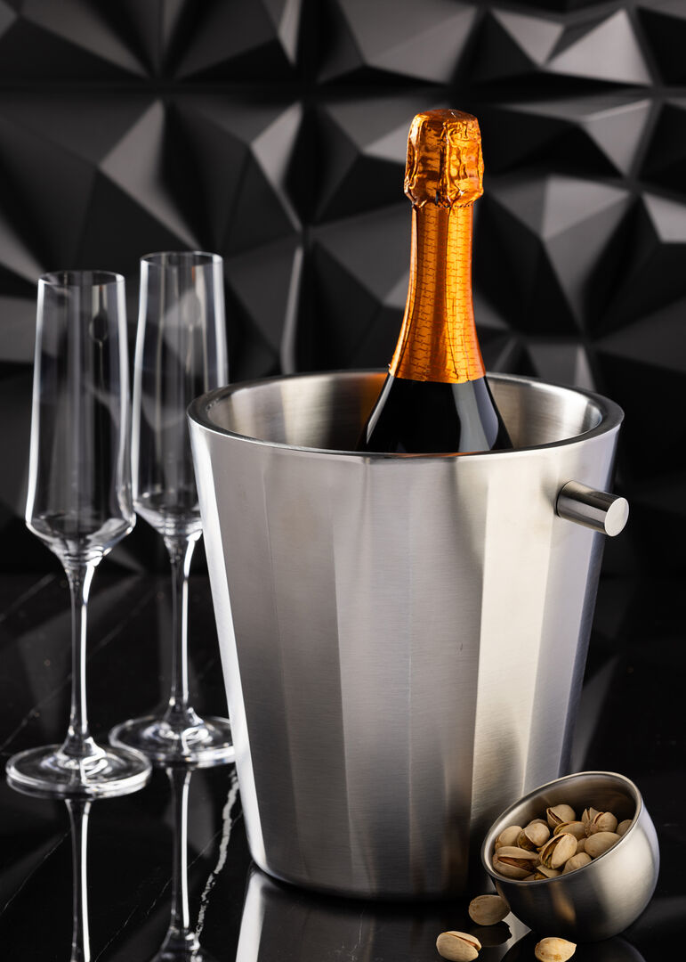 Satin Double Wall Wine Bucket (20cm x 21.5cm)